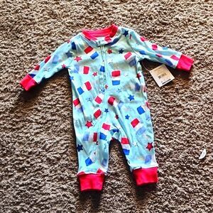 Americana Celebrate Patriotic unisex Onies Baby Americana Pops Sleep Size 3-6m